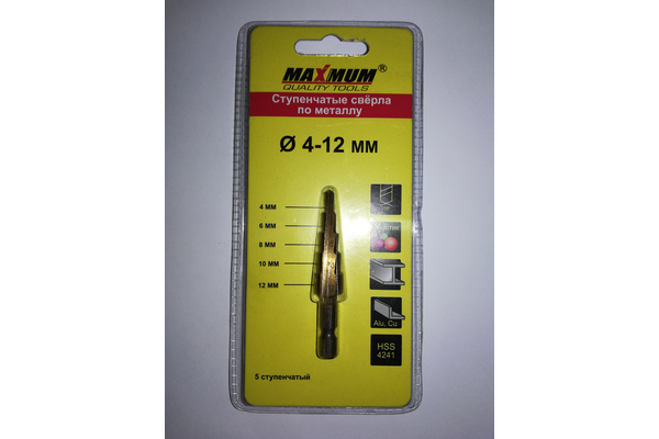Сверло многоступенчатое 4*12мм Spark Lux (200)